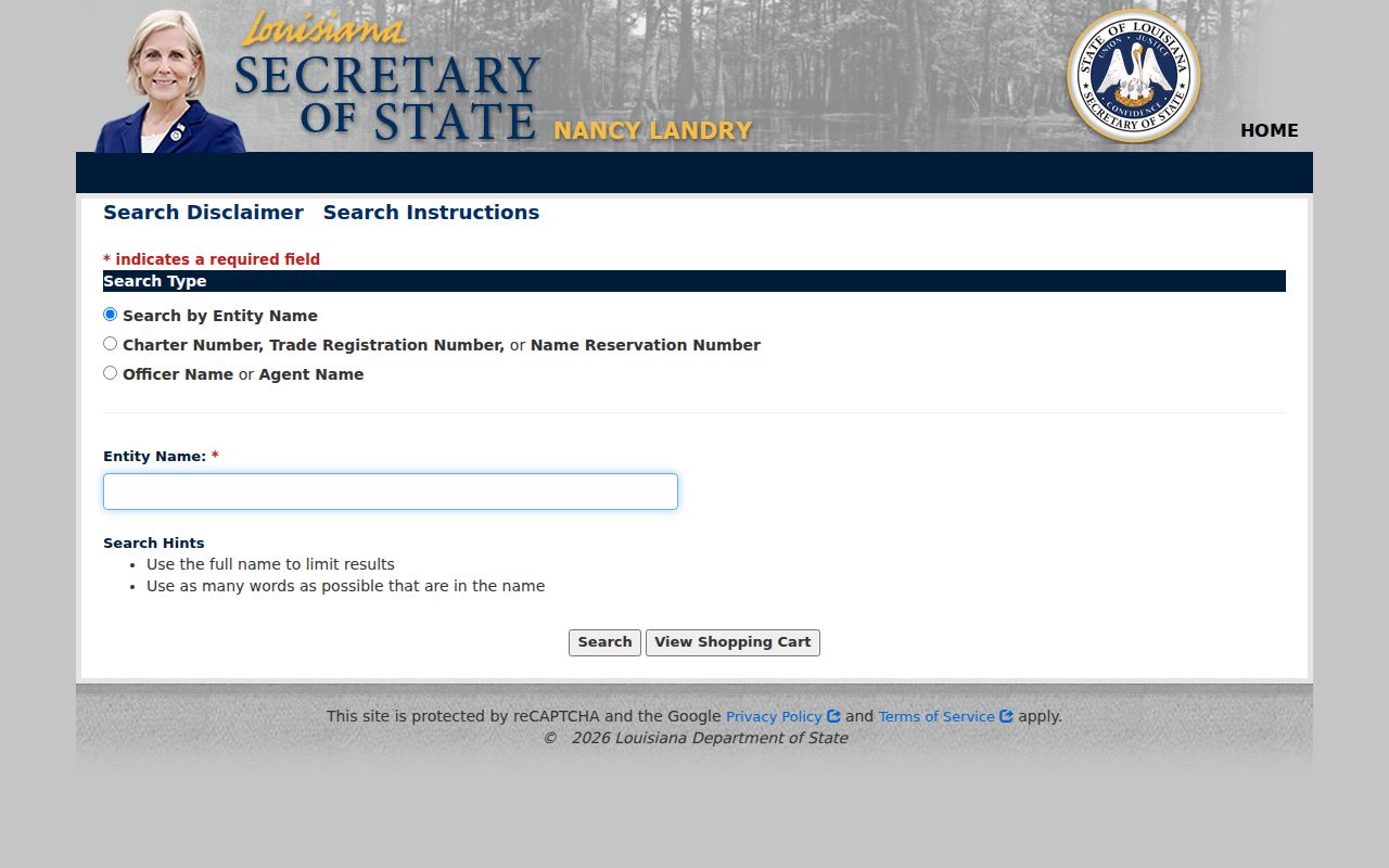 Chalmette resident lookup Louisiana business and agent search