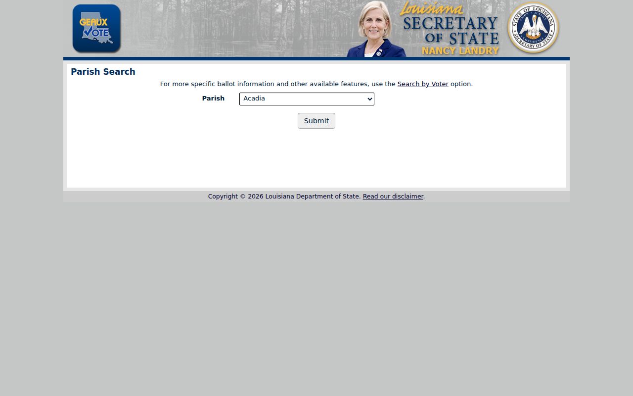 Chalmette resident lookup St Bernard parish voter search